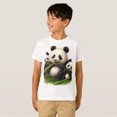 Panda Munchies: een bamboe bonanza! T-shirt (Voorkant volledig)