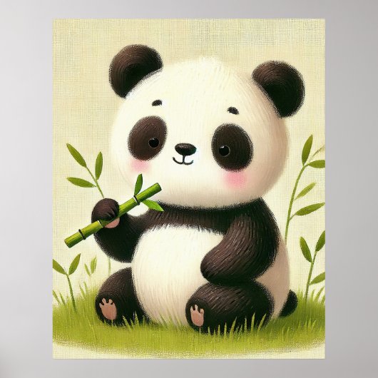 Panda Munchies Poster (Voorkant)