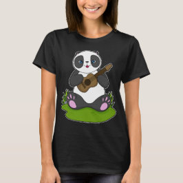 Panda Musician Guitar Music T-shirt