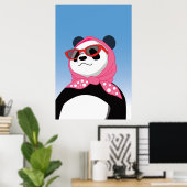 Panda Muurkunst Poster (Thuiskantoor)