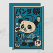 Panda na het donker kaart (Voorkant / Achterkant)