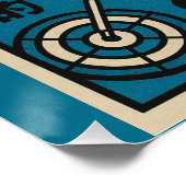 Panda na het donker perfect poster (Hoek)