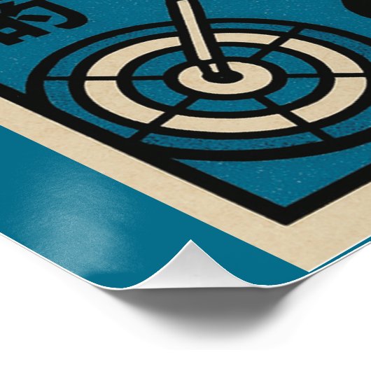 Panda na het donker perfect poster (Hoek)