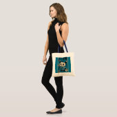 Panda na het donker tote bag (Voorkant (model))