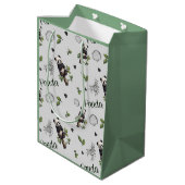 Panda Naadloze Patroon Baby Deken Medium Cadeauzakje (Achterkant Gekanteld)