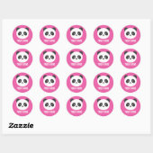 Panda naam stickers (Vel)