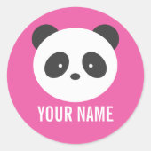 Panda naam stickers (Voorkant)