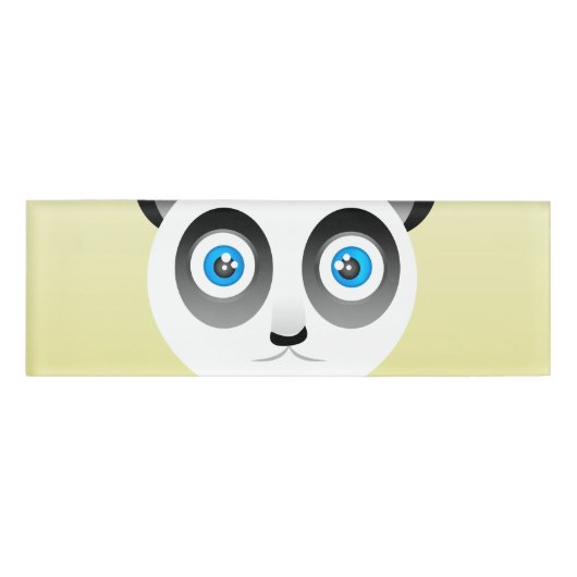 Panda-naamtag Naambadge (Voorkant)