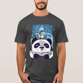 Panda Nap Time Anime T-shirt (Voorkant)