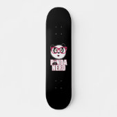 Panda Nerd Girl Persoonlijk Skateboard (Voorkant)