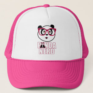 Panda Nerd Girl Trucker Pet