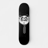 Panda Nerd - Zwart-wit Persoonlijk Skateboard (Voorkant)