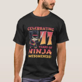 Panda Ninja I'M 1 Eleven Ninja 1Nd T-shirt (Voorkant)