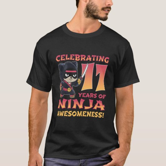 Panda Ninja I'M 1 Eleven Ninja 1Nd T-shirt (Voorkant)
