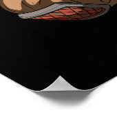 Panda Ninja Samurai Poster (Hoek)