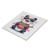 Panda Noedels Tegeltje (Zijkant)