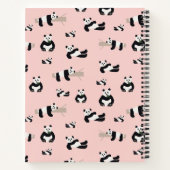 Panda-Notitieboek, 21,6 x 28 cm, spiraalvormig Notitieboek (Achterkant)