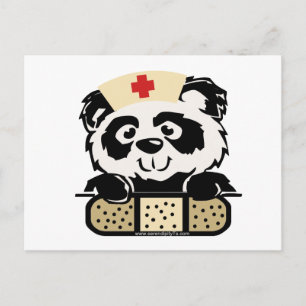 Panda Nurse Briefkaart