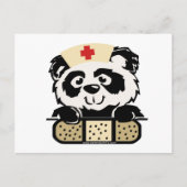 Panda Nurse Briefkaart (Voorkant)