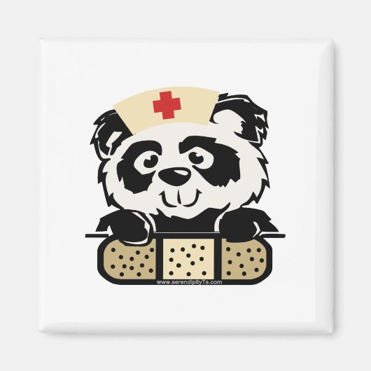 Panda Nurse Magneet (Voorkant)