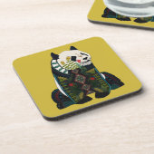 panda ochre drankjes onderzetter (Linkerzijde)