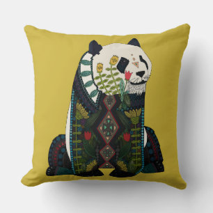 panda ochre kussen
