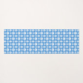 Panda Oerwoud impressies op blauw Yogamat (Achterkant (horizontaal))