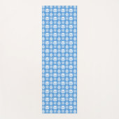 Panda Oerwoud impressies op blauw Yogamat (Voorkant)