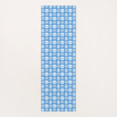 Panda Oerwoud impressies op blauw Yogamat (Achterkant)