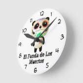 Panda of The Day of The Dead Ronde Klok (Hoek)