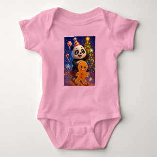 Panda on Sleigh, Author Natasha Us Romper
