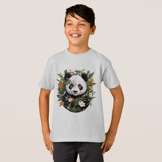 Panda onder de bloesems t-shirt (Voorkant volledig)