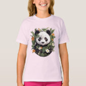Panda onder de bloesems t-shirt (Voorkant)