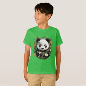 Panda onder de bloesems t-shirt (Voorkant volledig)