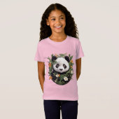 Panda onder de bloesems t-shirt (Voorkant volledig)