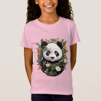 Panda onder de bloesems t-shirt