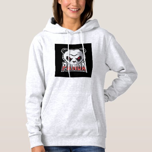 Panda ontwerp Hoodie (Voorkant)