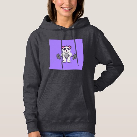 Panda ontwerp Hoodie (Voorkant)