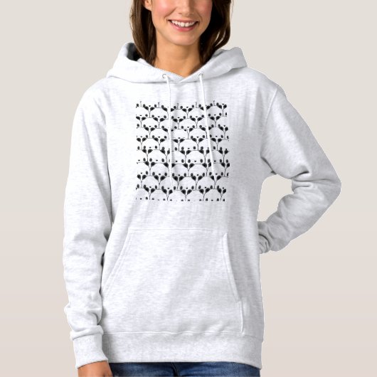 Panda ontwerp Hoodie (Voorkant)