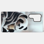 Panda-ontwerp op samsung galaxy hoesje (Achterkant horizontaal)