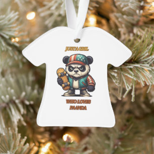 panda - ontwerp ornament