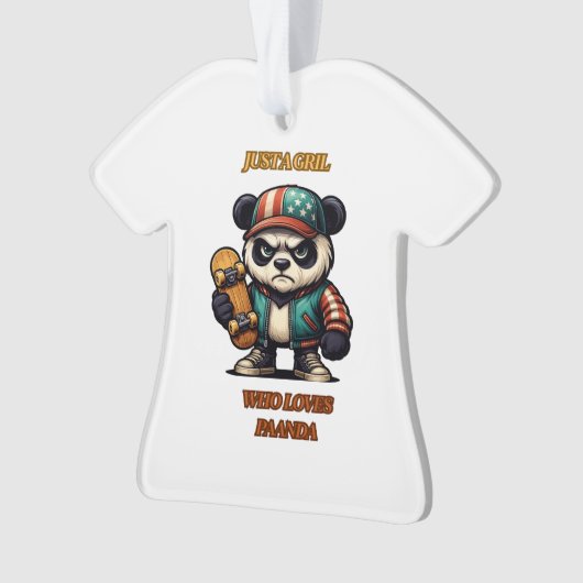 panda - ontwerp ornament (voorkant)