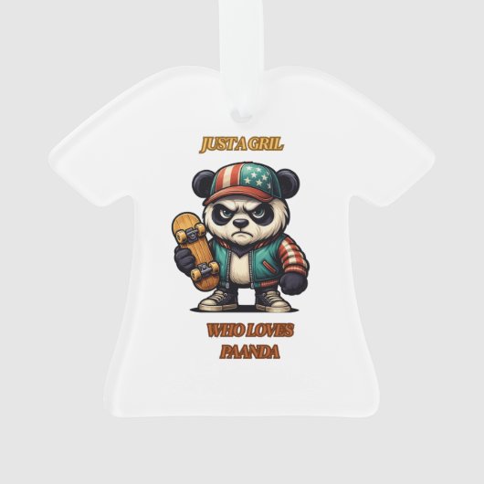 panda - ontwerp ornament (achterkant)