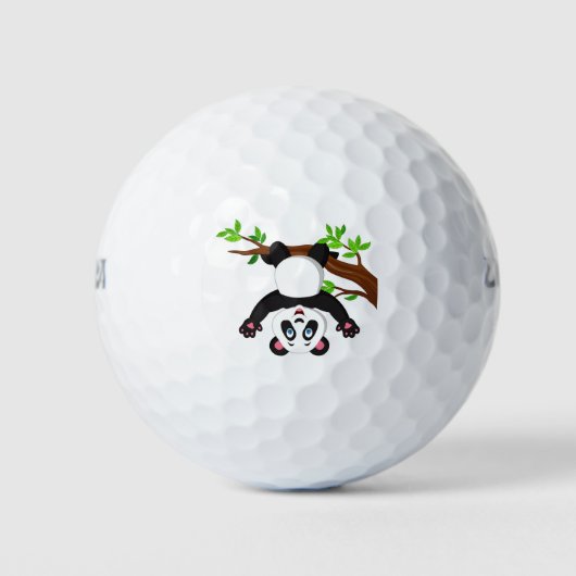 Panda-ontwerpgolfballen Golfballen (Voorkant)