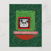 Panda onvoorbereid Briefkaart