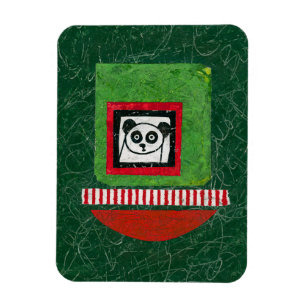 Panda Onvoorbereide Koelkastmagneet Magneet