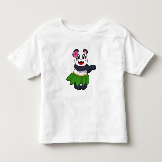 Panda op Ballet Dance Kinder Shirts (Voorkant)