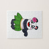 Panda op Ballet Dance Legpuzzel (Horizontaal)