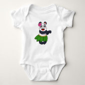 Panda op Ballet Dance Romper (Voorkant)