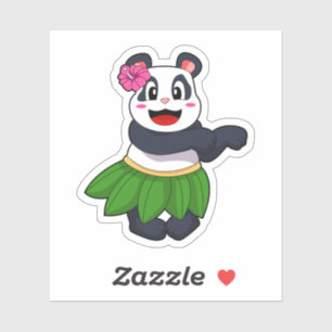 Panda op Ballet Dance Sticker